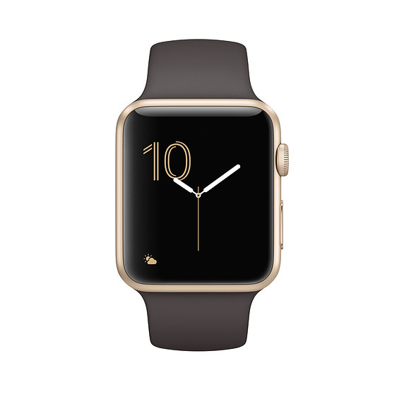 Apple Watch 2 Series 1 Aluminum 42mm (MNNN2) Gold+Cocoa