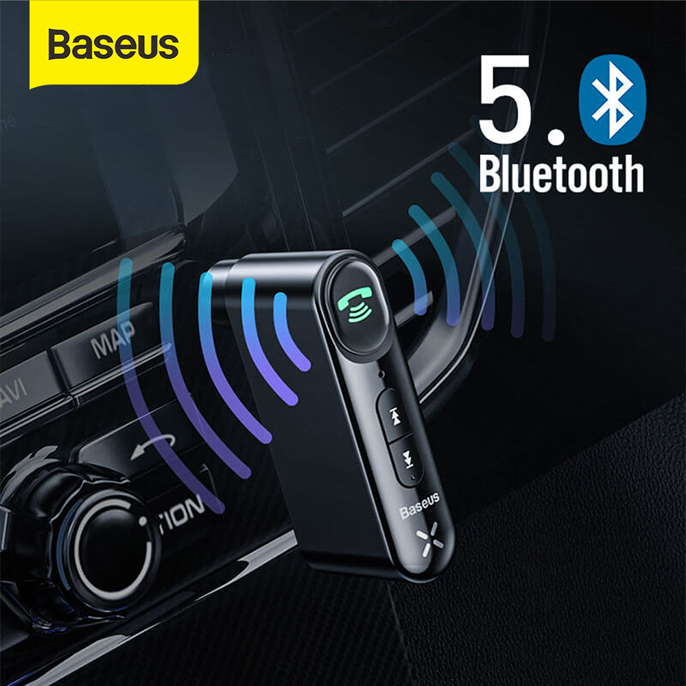 Car Bluetooth Receiver Baseus Wireless Black