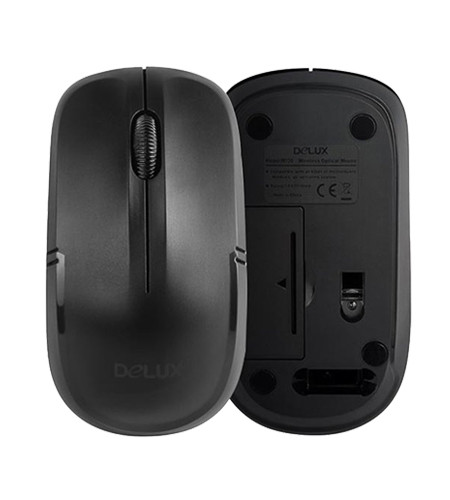 Deluxe Mouse Wireless Mice M136 - Black