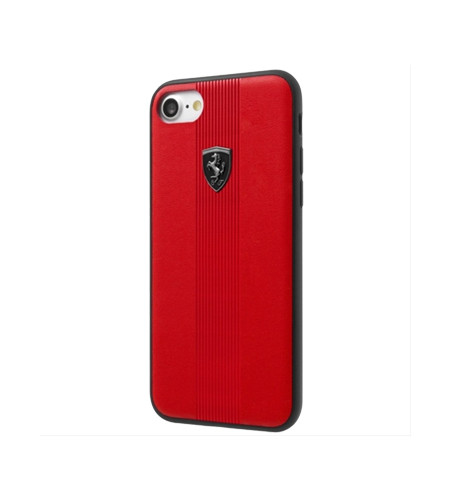 Ferrari Hardcase On Track PU Leather Bookcase iPhone X - Red