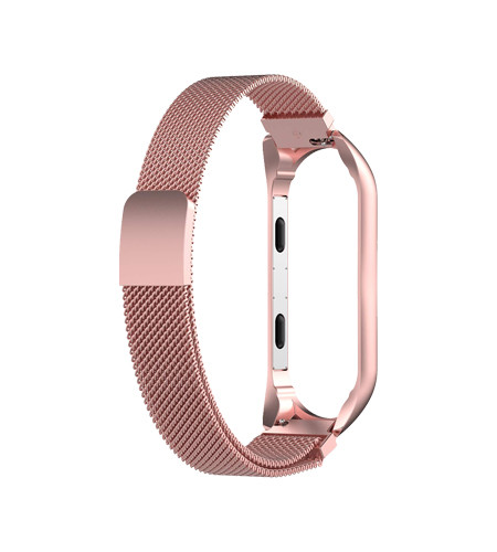 Mi Jobs Milanese strap for Miband 3 - Rosegold