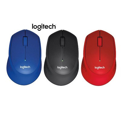 Mouse Wireless Logitech M331 Silent Red