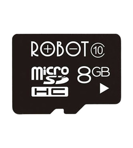 Robot 8GB MIcro SD Class 10 - Black