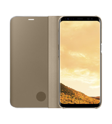 Samsung S8 Plus Case View Standing Cover - Gold