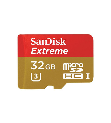 Sandisk Extreme Micro SDHC 32 GB, V30, U3, C10