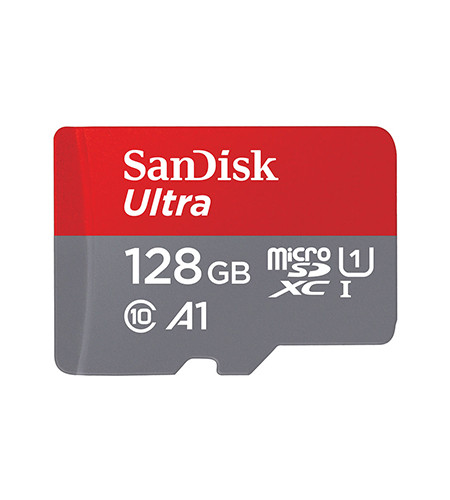 Sandisk Ultra Micro SDXC 128GB, 100Mb/s A1 + Adaptor