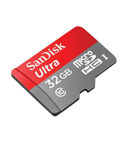 Sandisk Micro Ultra 32 GB, 80MB/s + Adaptor