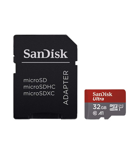 SanDisk Ultra microSDHC UHS-I A1 32Gb, 98mb/s A1 + Adaptor