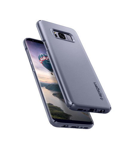 Spigen Samsung Galaxy S8+ Original Case Thin Fit - Gray Orchid