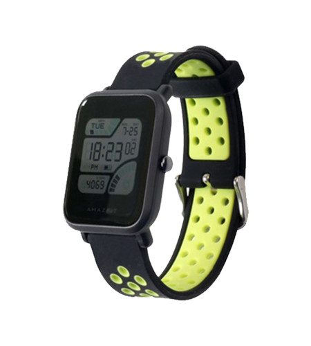 Jual Strap Nike Amazfit - Black+Green - WikaCell.com | WikaCell