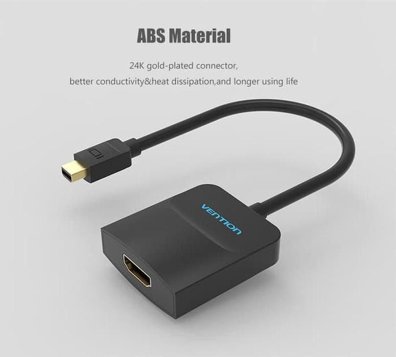 Vention [HBC Black] Converter Thunderbolt Mini Display Port to HDMI
